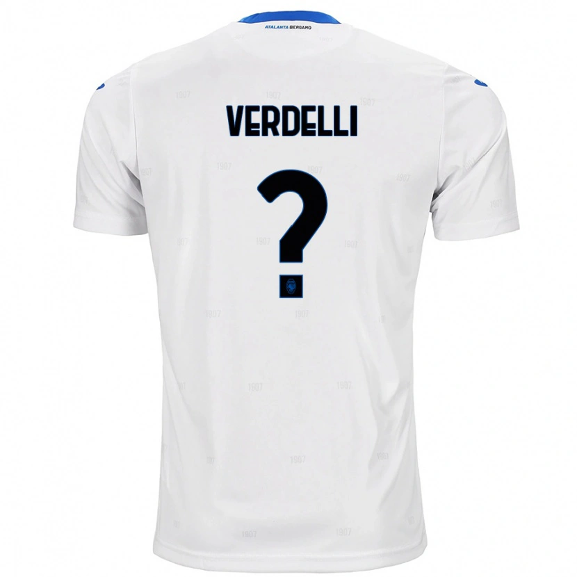 Danxen Dětské Davide Verdelli #0 Bílý Daleko Hráčské Dresy 2024/25 Dres
