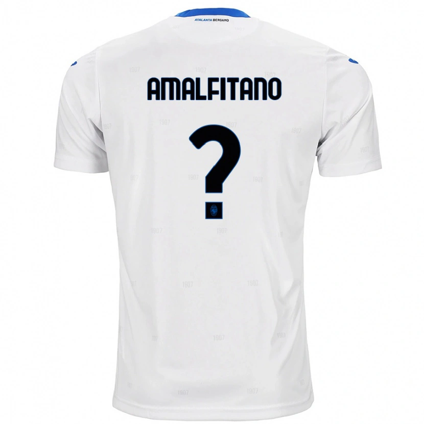 Danxen Dětské Nicolò Amalfitano #0 Bílý Daleko Hráčské Dresy 2024/25 Dres
