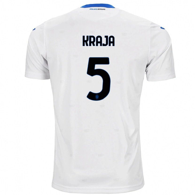 Danxen Dětské Erdis Kraja #5 Bílý Daleko Hráčské Dresy 2024/25 Dres