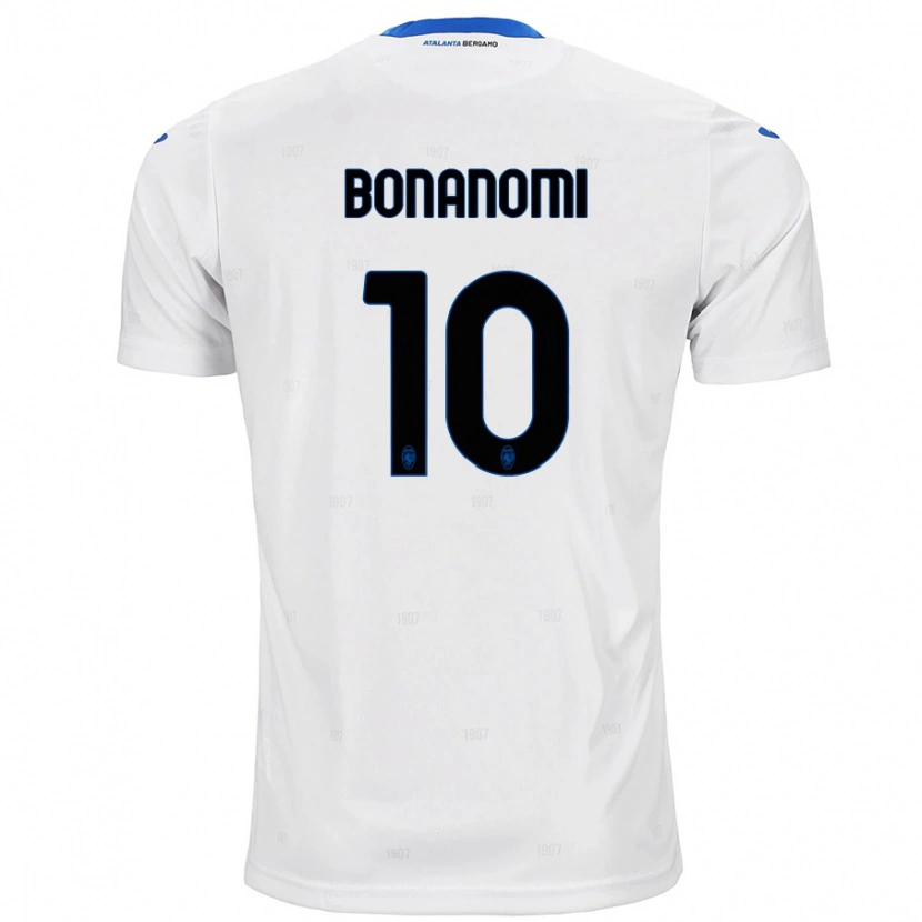 Danxen Dětské Andrea Bonanomi #10 Bílý Daleko Hráčské Dresy 2024/25 Dres