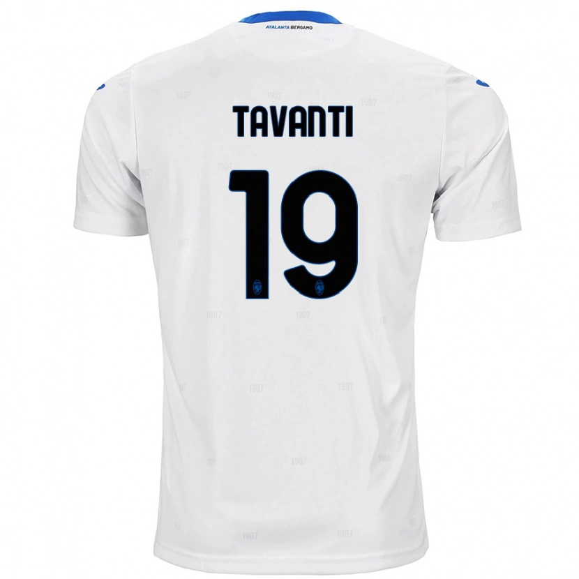 Danxen Dětské Mattia Tavanti #19 Bílý Daleko Hráčské Dresy 2024/25 Dres