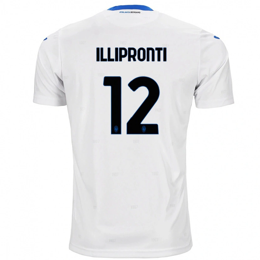 Danxen Dětské Filippo Illipronti #12 Bílý Daleko Hráčské Dresy 2024/25 Dres