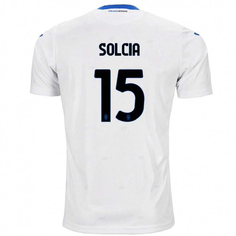 Danxen Dětské Daniele Solcia #15 Bílý Daleko Hráčské Dresy 2024/25 Dres
