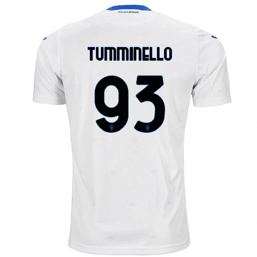 Danxen Dětské Marco Tumminello #93 Bílý Daleko Hráčské Dresy 2024/25 Dres