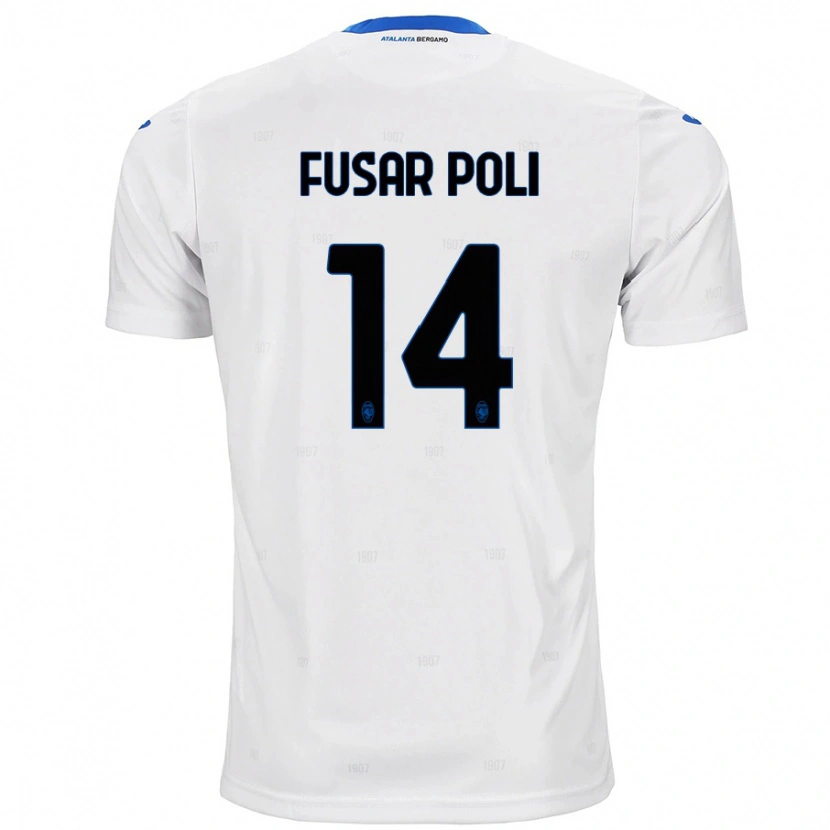 Danxen Dětské Giulia Fusar Poli #14 Bílý Daleko Hráčské Dresy 2024/25 Dres