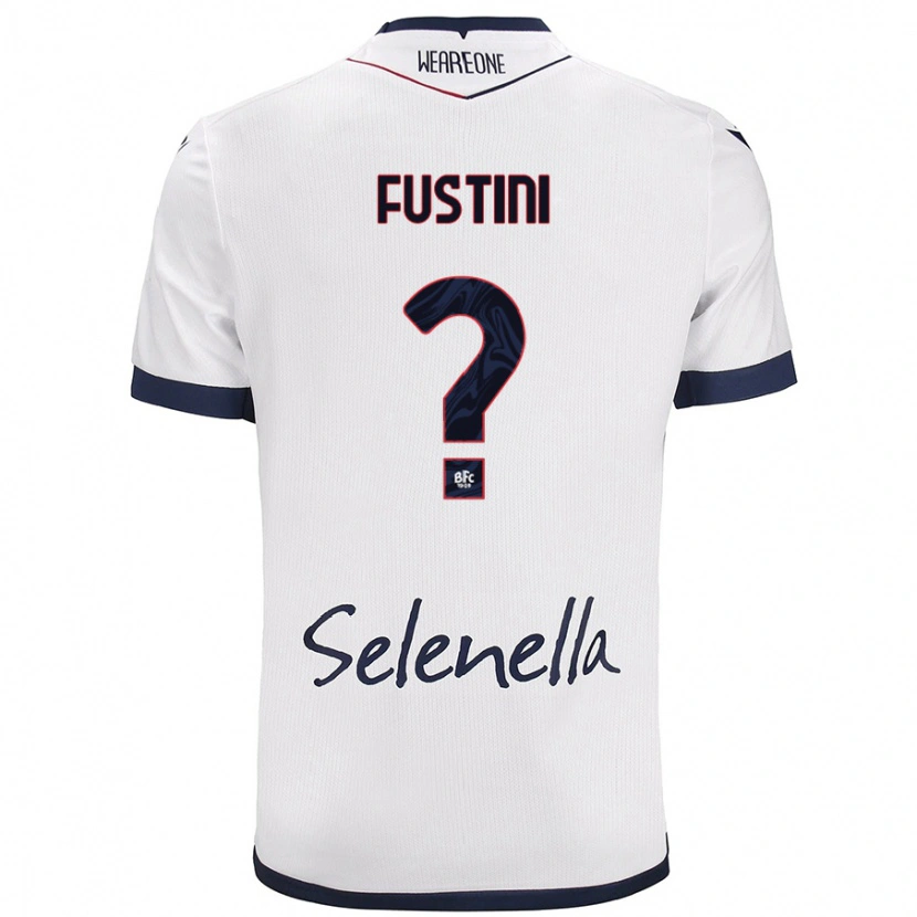Danxen Dětské Kevin Fustini #0 Bílá Královská Modrá Daleko Hráčské Dresy 2024/25 Dres
