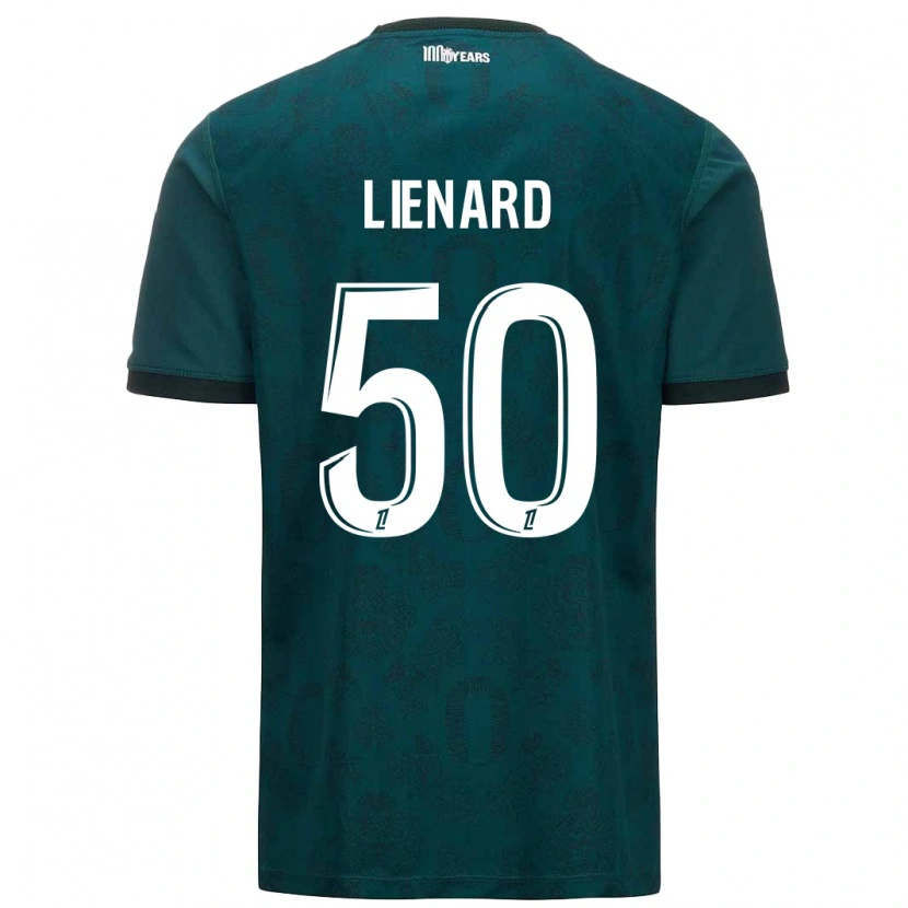 Danxen Dětské Yann Lienard #50 Tmavě Zelená Daleko Hráčské Dresy 2024/25 Dres