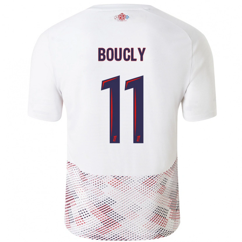 Danxen Dětské Maïté Boucly #11 Bílá Královská Modrá Daleko Hráčské Dresy 2024/25 Dres