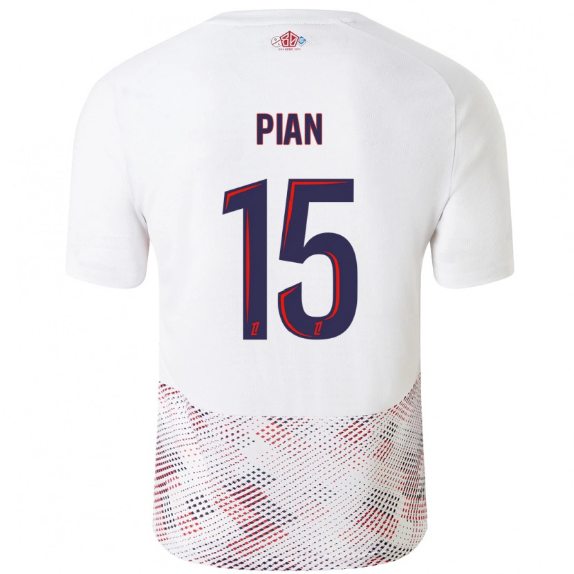 Danxen Dětské Julie Pian #15 Bílá Královská Modrá Daleko Hráčské Dresy 2024/25 Dres