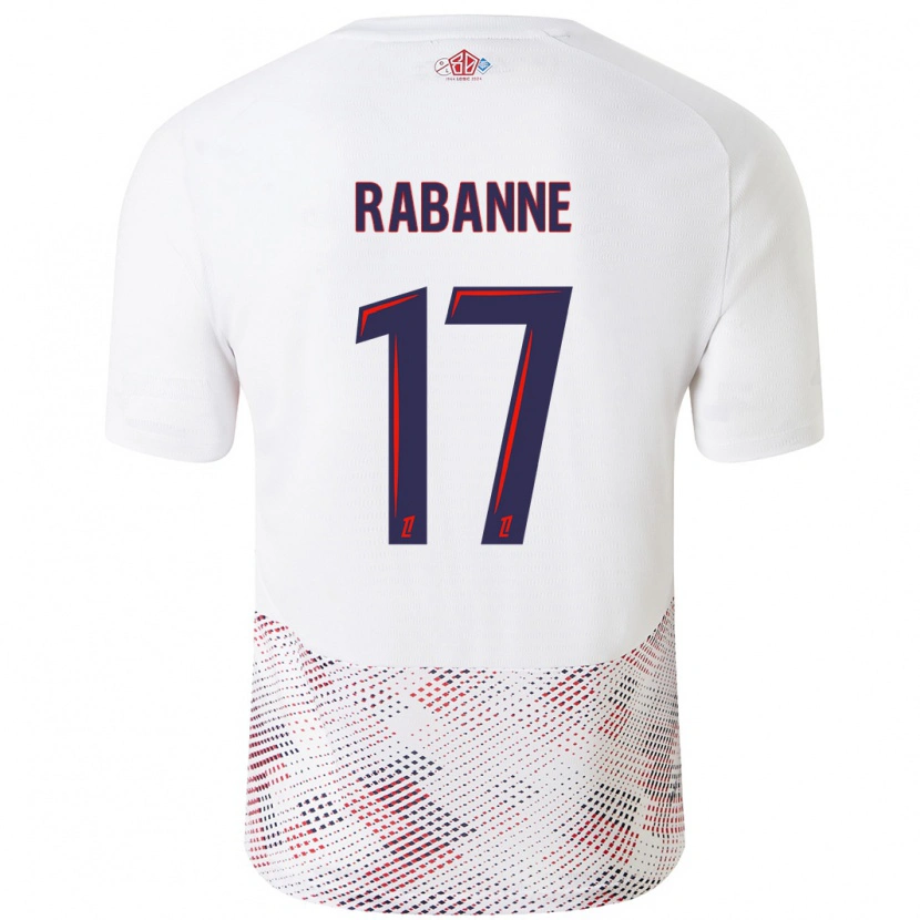 Danxen Dětské Julie Rabanne #17 Bílá Královská Modrá Daleko Hráčské Dresy 2024/25 Dres