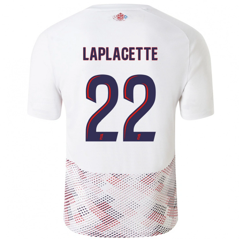Danxen Dětské Tess Laplacette #22 Bílá Královská Modrá Daleko Hráčské Dresy 2024/25 Dres