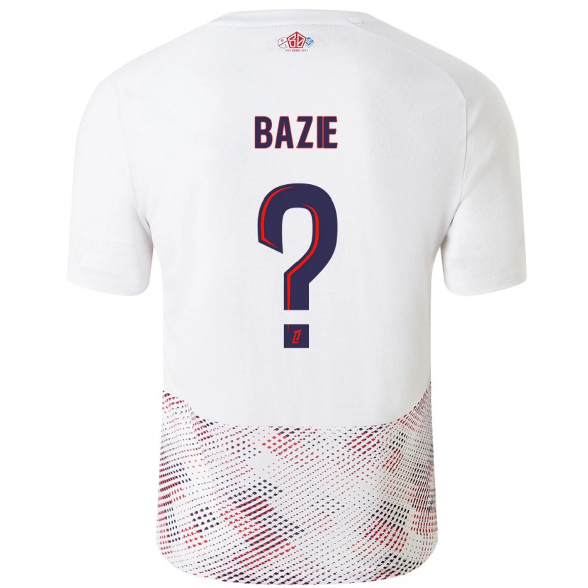 Danxen Dětské Joffrey Bazie #0 Bílá Královská Modrá Daleko Hráčské Dresy 2024/25 Dres
