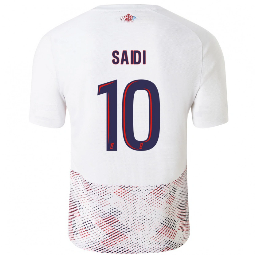Danxen Dětské Rachel Saidi #10 Bílá Královská Modrá Daleko Hráčské Dresy 2024/25 Dres