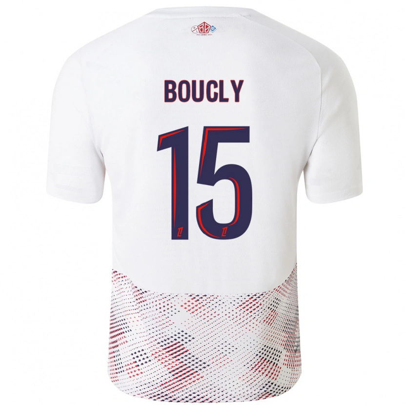 Danxen Dětské Maite Boucly #15 Bílá Královská Modrá Daleko Hráčské Dresy 2024/25 Dres