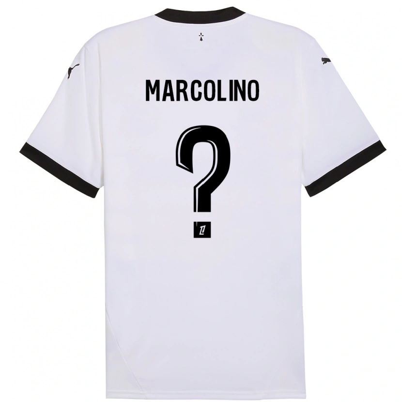 Danxen Dětské Henrick Do Marcolino #0 Bílá Černá Daleko Hráčské Dresy 2024/25 Dres