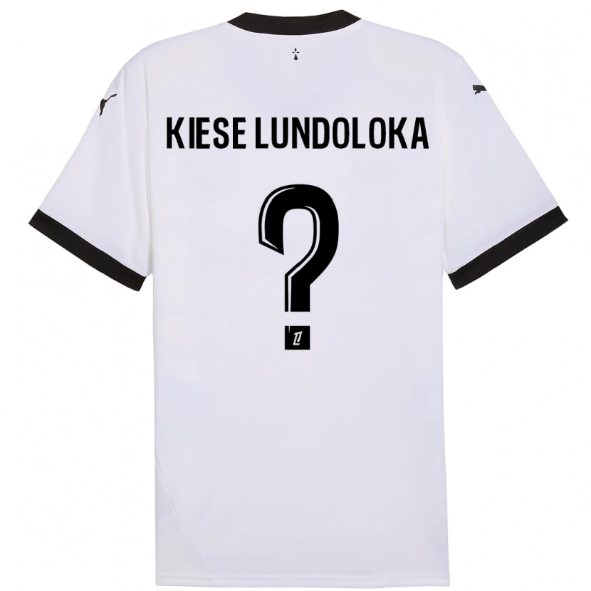 Danxen Dětské Jeanslor Kiese Lundoloka #0 Bílá Černá Daleko Hráčské Dresy 2024/25 Dres
