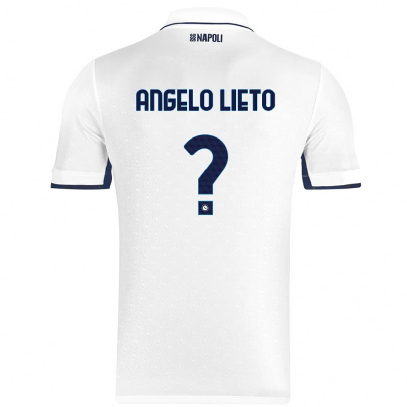 Danxen Dětské Angelo Lieto #0 Bílá Královská Modrá Daleko Hráčské Dresy 2024/25 Dres