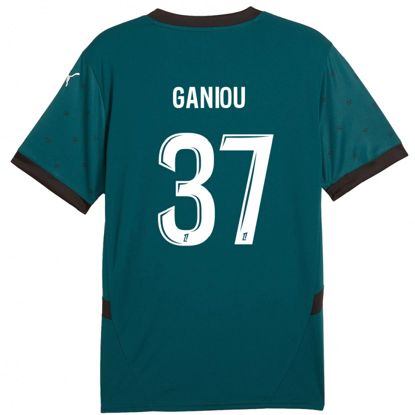Danxen Dětské Ismaëlo Ganiou #37 Tmavě Zelená Daleko Hráčské Dresy 2024/25 Dres