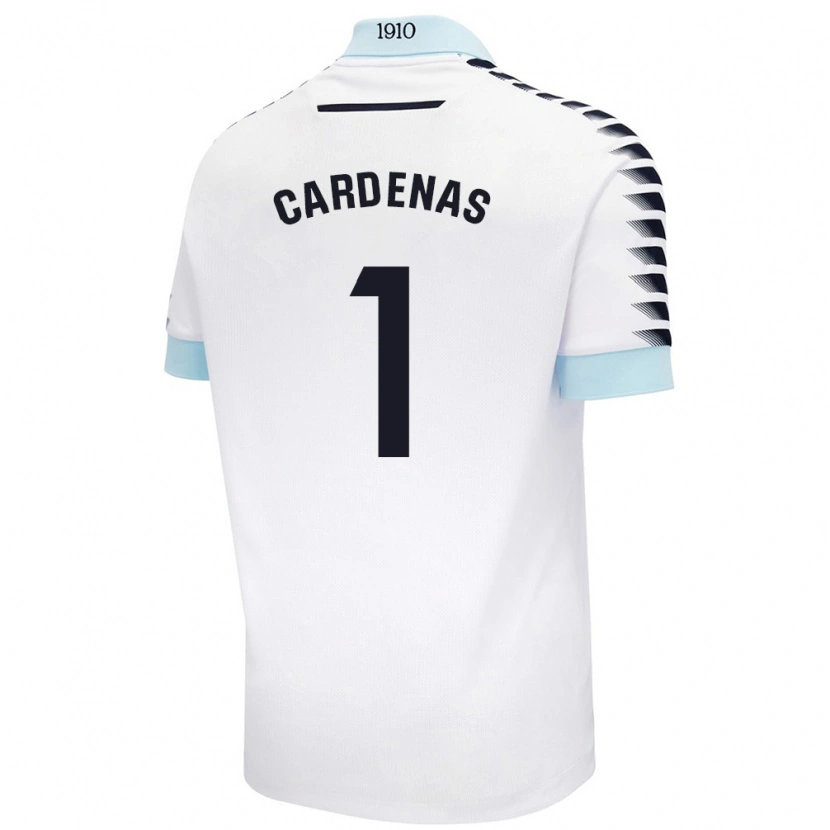 Danxen Dětské Raquel Cárdenas #1 Bílá Modrá Daleko Hráčské Dresy 2024/25 Dres