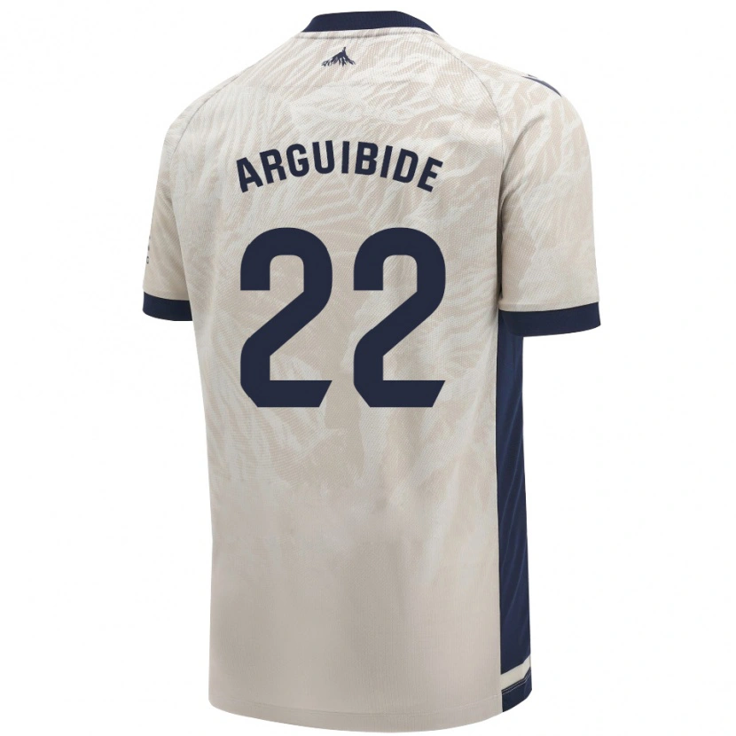 Danxen Dětské Iñigo Arguibide #22 Světle Šedá Daleko Hráčské Dresy 2024/25 Dres