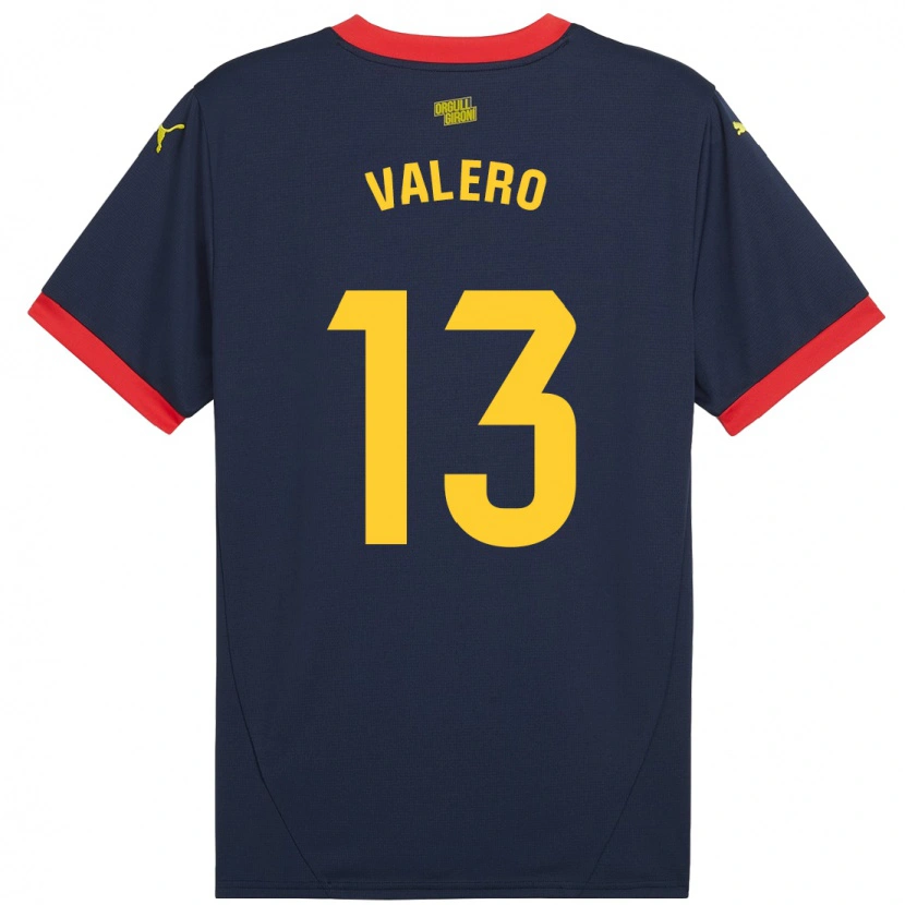 Danxen Dětské Eliana Valero #13 Tmavě Červená Daleko Hráčské Dresy 2024/25 Dres