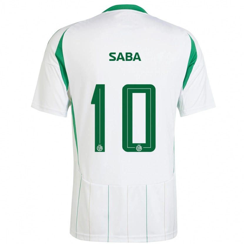 Danxen Dětské Dia Saba #10 Bílá Zelená Daleko Hráčské Dresy 2024/25 Dres