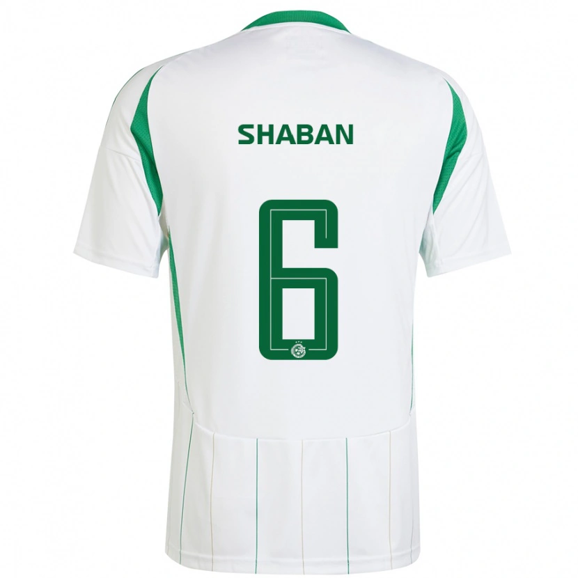 Danxen Dětské Loay Shaban #6 Bílá Zelená Daleko Hráčské Dresy 2024/25 Dres
