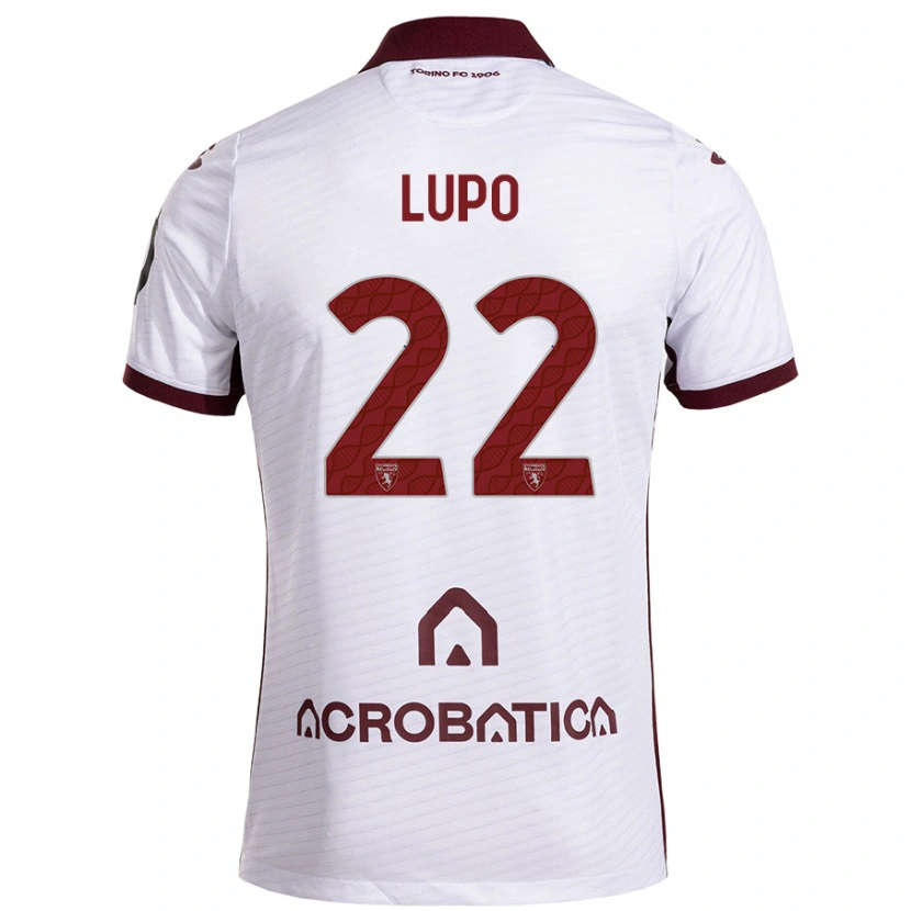 Danxen Dětské Enrica Lupo #22 Bílá Kaštanová Daleko Hráčské Dresy 2024/25 Dres