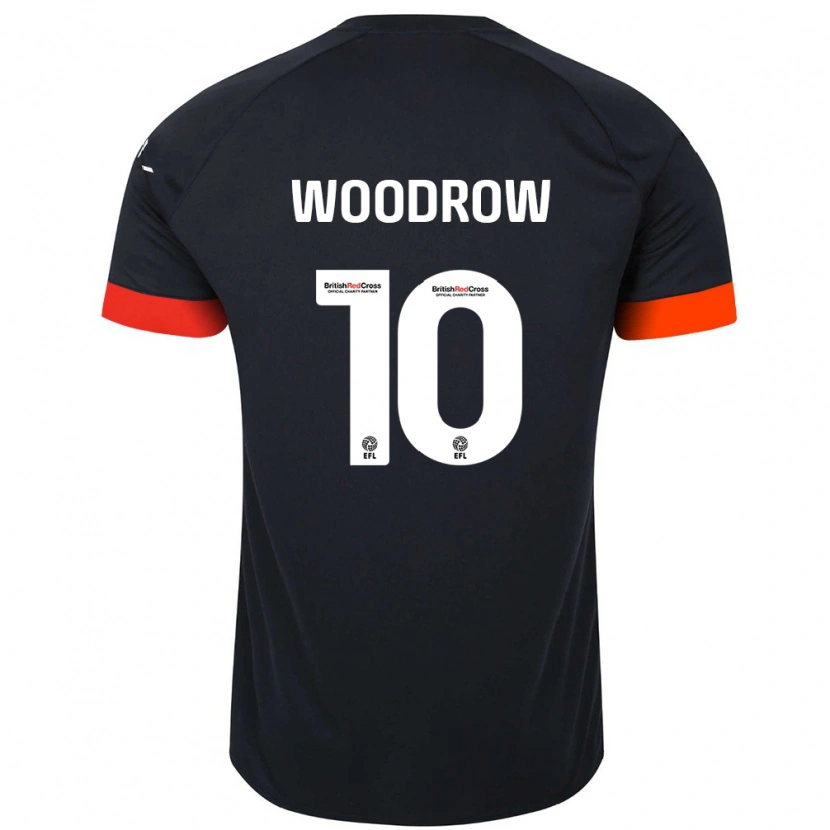 Danxen Dětské Cauley Woodrow #10 Černá Oranžová Daleko Hráčské Dresy 2024/25 Dres
