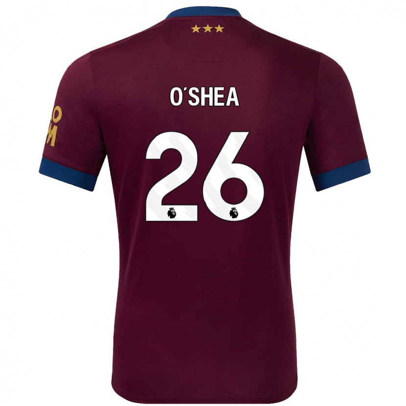 Danxen Dětské Dara O'shea #26 Hnědý Daleko Hráčské Dresy 2024/25 Dres