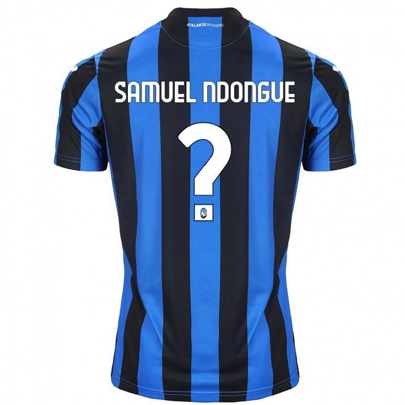 Danxen Pánské Frederick Samuel Ndongue #0 Modrá Černá Domů Hráčské Dresy 2024/25 Dres