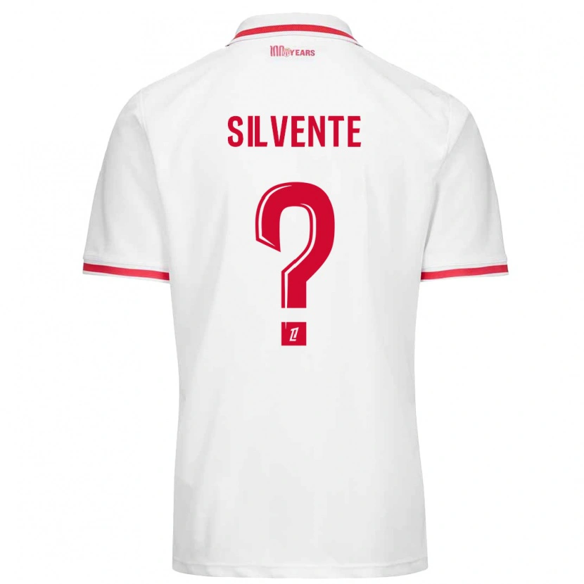 Danxen Pánské Joris Silvente #0 Bílá Červená Domů Hráčské Dresy 2024/25 Dres
