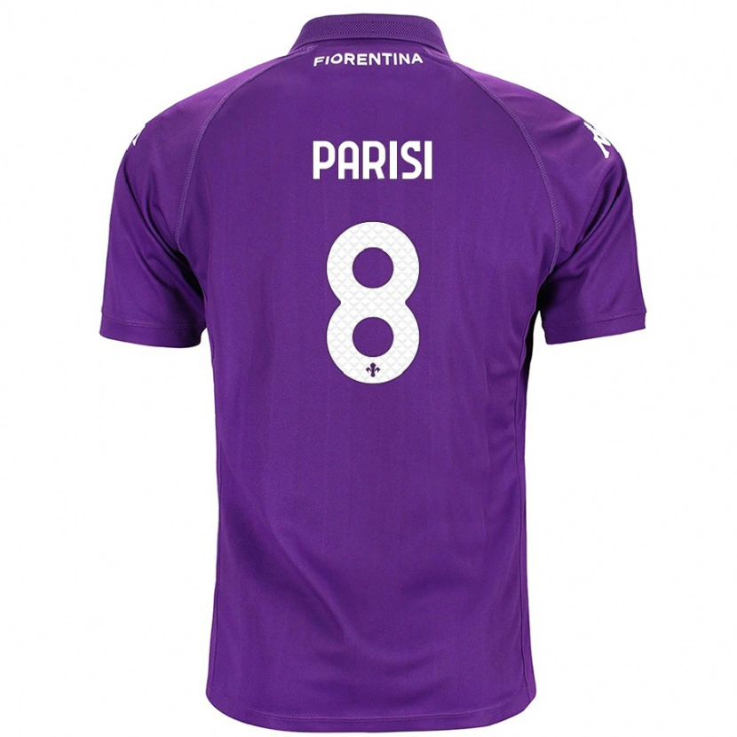 Danxen Pánské Alice Parisi #8 Fialová Domů Hráčské Dresy 2024/25 Dres