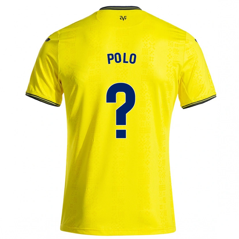 Danxen Pánské Pablo Polo #0 Žlutá Černá Domů Hráčské Dresy 2024/25 Dres