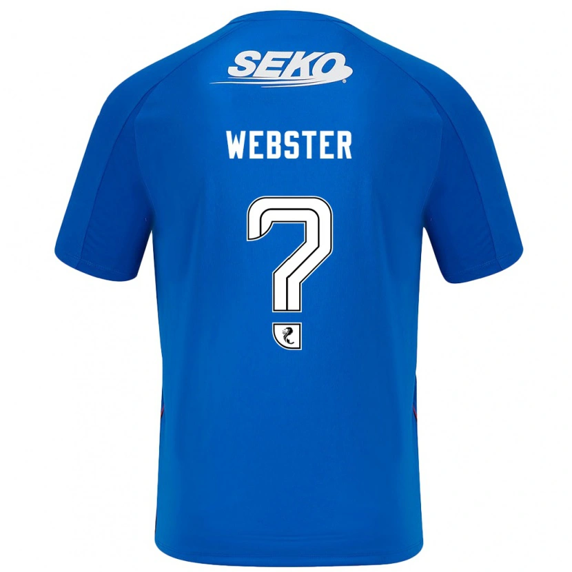 Danxen Pánské Kristian Webster #0 Tmavě Modrá Domů Hráčské Dresy 2024/25 Dres
