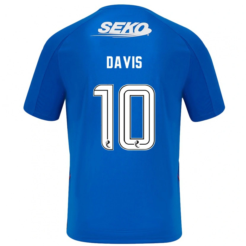 Danxen Pánské Steven Davis #10 Tmavě Modrá Domů Hráčské Dresy 2024/25 Dres