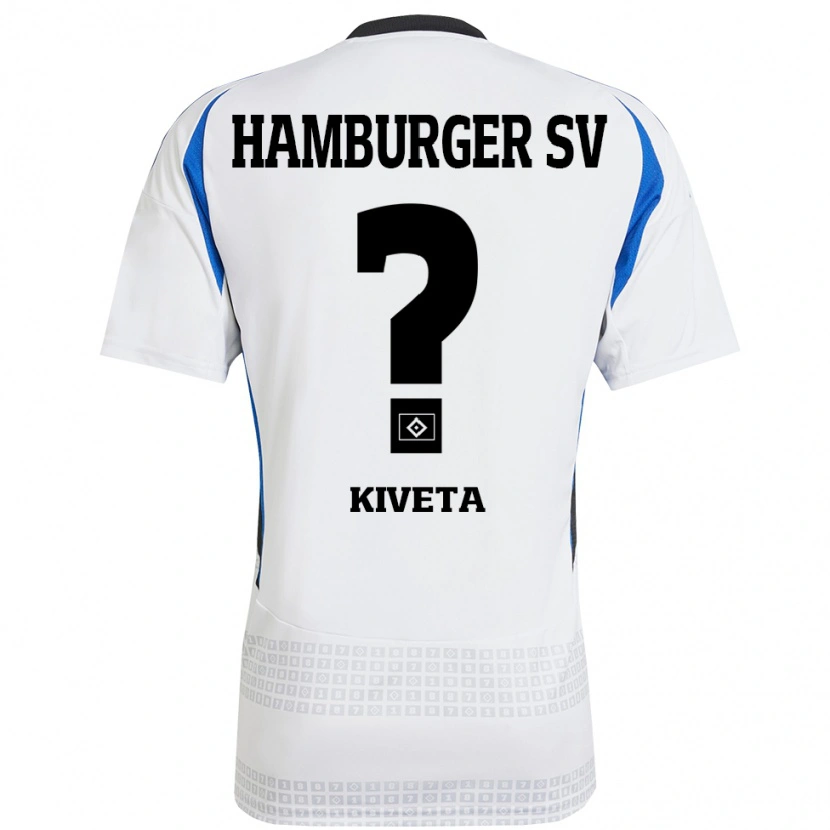 Danxen Pánské Glory Kiveta #0 Bílá Modrá Domů Hráčské Dresy 2024/25 Dres
