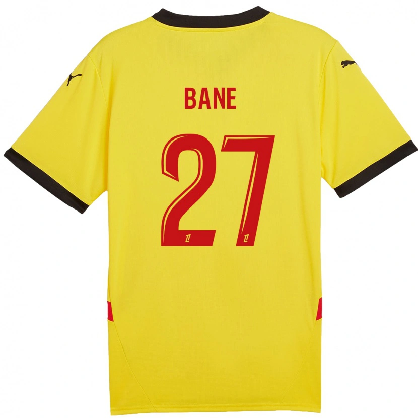 Danxen Pánské Sidi Bane #27 Žlutá Červená Domů Hráčské Dresy 2024/25 Dres