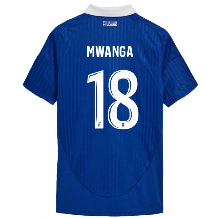 Danxen Pánské Junior Mwanga #18 Modrá Bílá Domů Hráčské Dresy 2024/25 Dres