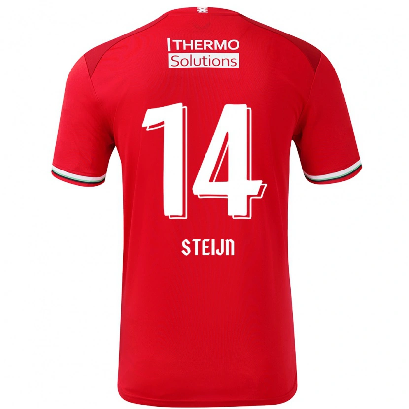 Danxen Pánské Sem Steijn #14 Červená Bílá Domů Hráčské Dresy 2024/25 Dres