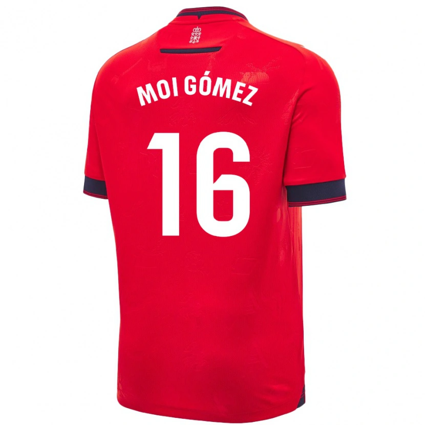 Danxen Pánské Moi Gómez #16 Červená Bílá Domů Hráčské Dresy 2024/25 Dres