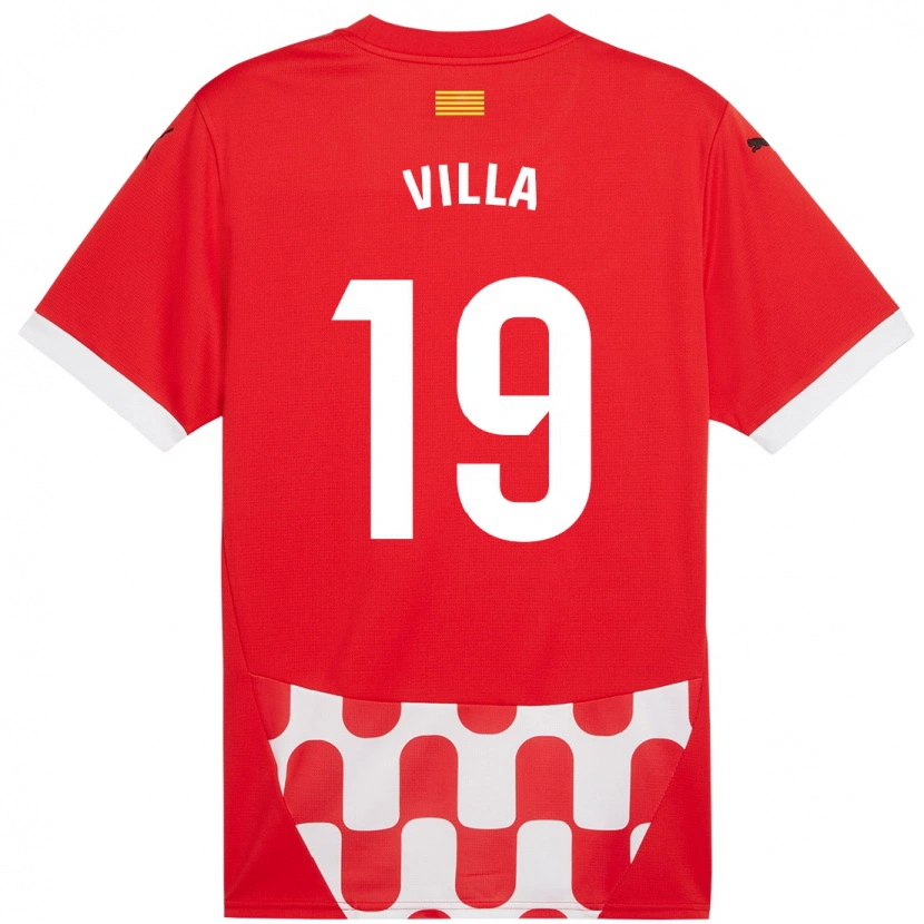 Danxen Pánské Toni Villa #19 Červená Bílá Domů Hráčské Dresy 2024/25 Dres