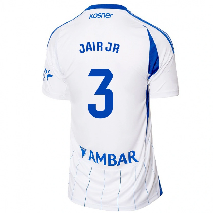 Danxen Pánské Jair Amador #3 Červená Bílá Domů Hráčské Dresy 2024/25 Dres