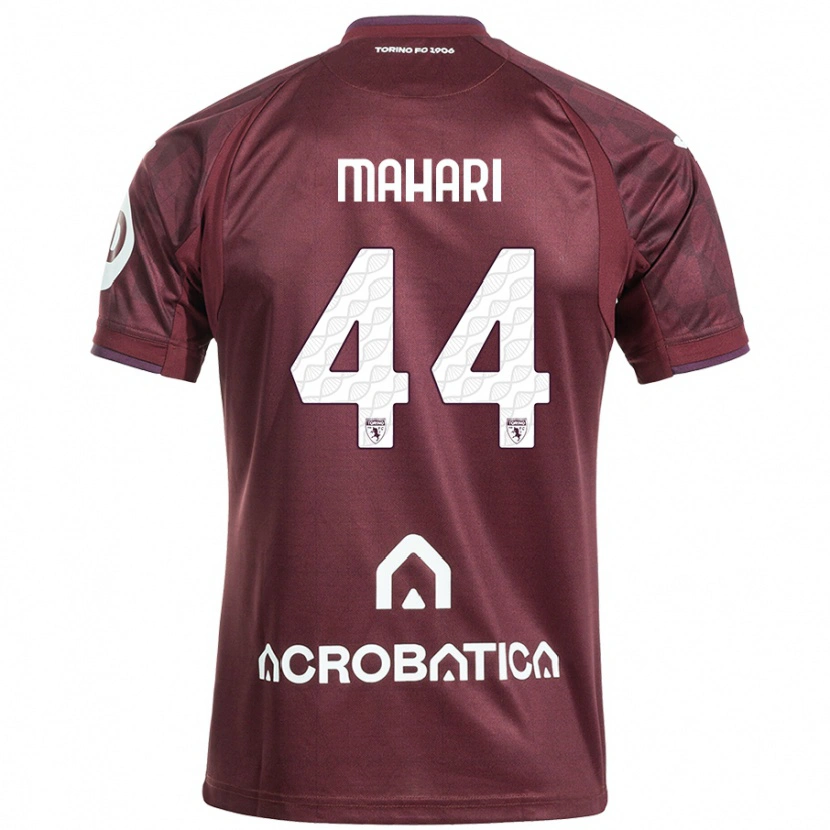 Danxen Pánské Efdon Mahari #44 Kaštanově Bílá Domů Hráčské Dresy 2024/25 Dres