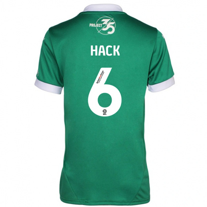 Danxen Pánské Lucy Hack #6 Zelená Bílá Domů Hráčské Dresy 2024/25 Dres