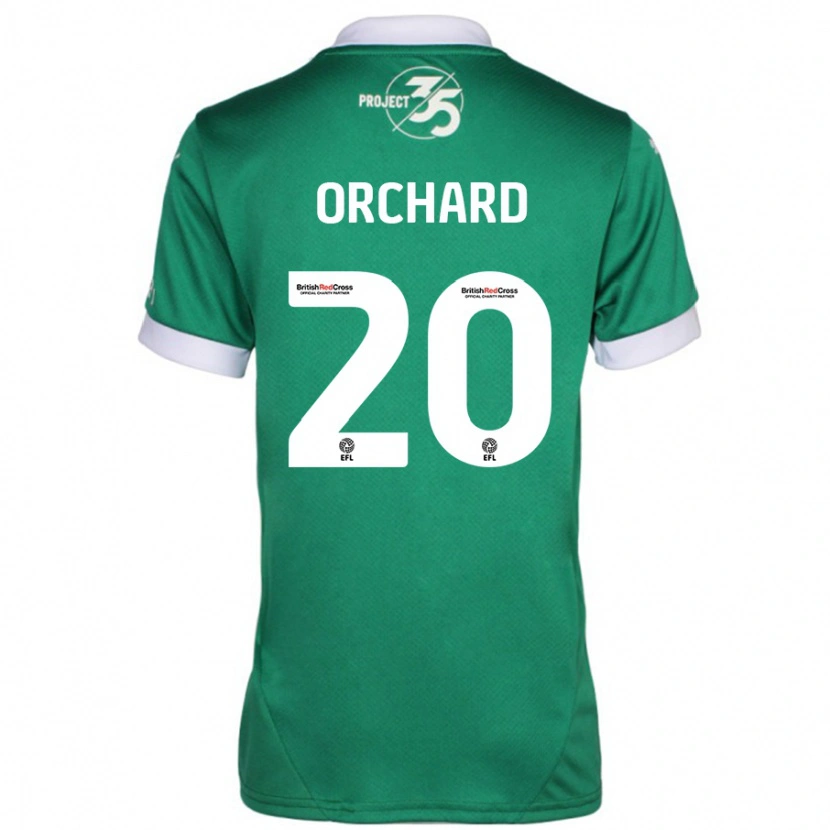 Danxen Pánské Fern Orchard #20 Zelená Bílá Domů Hráčské Dresy 2024/25 Dres