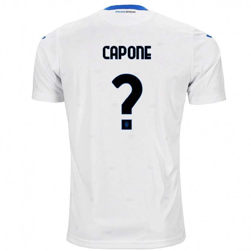 Danxen Pánské Christian Capone #0 Bílý Daleko Hráčské Dresy 2024/25 Dres