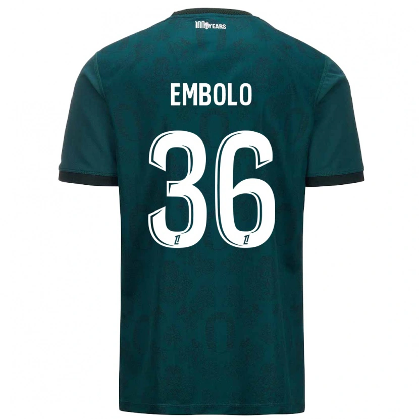 Danxen Pánské Breel Embolo #36 Tmavě Zelená Daleko Hráčské Dresy 2024/25 Dres