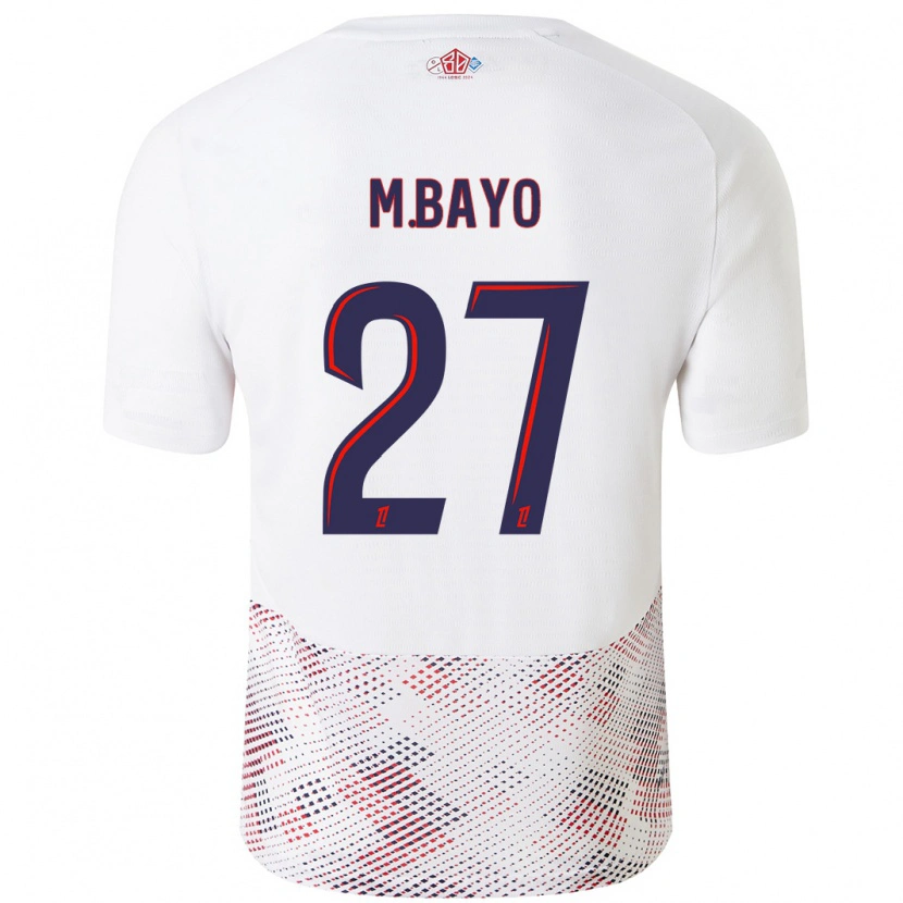 Danxen Pánské Mohamed Bayo #27 Bílá Královská Modrá Daleko Hráčské Dresy 2024/25 Dres