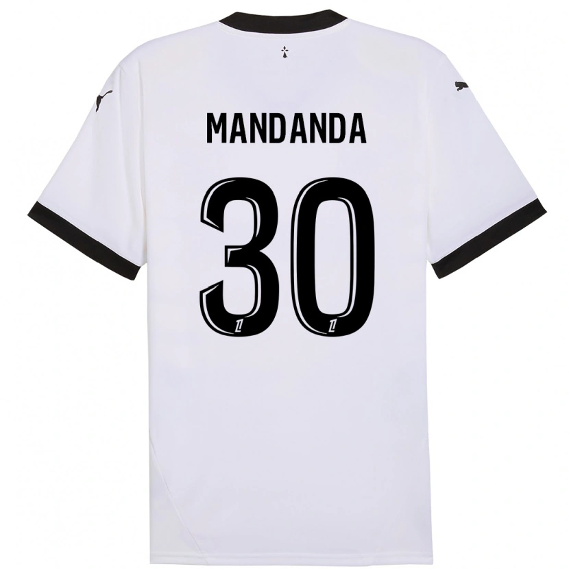 Danxen Pánské Steve Mandanda #30 Bílá Černá Daleko Hráčské Dresy 2024/25 Dres